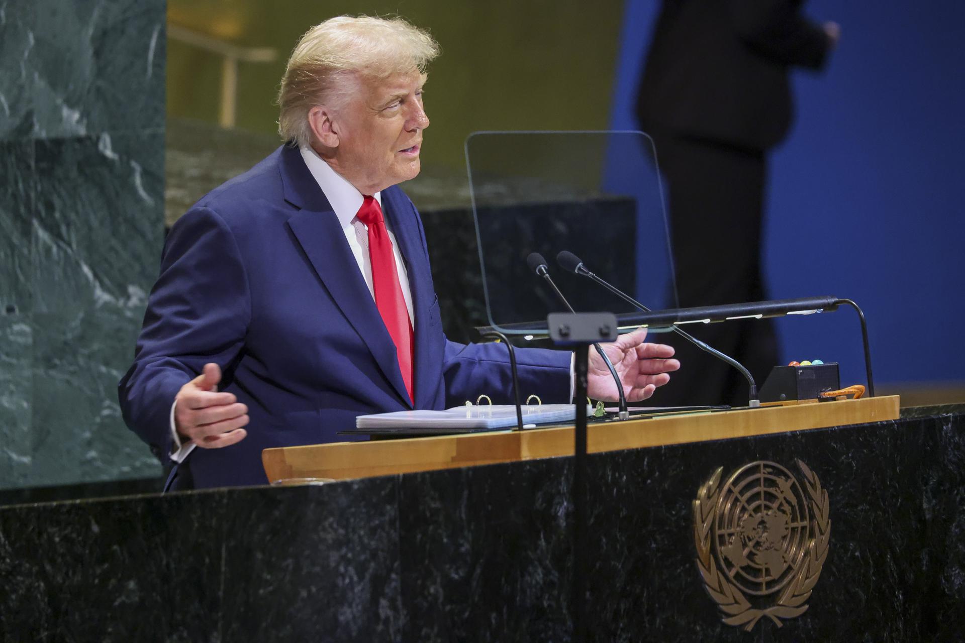 Trump: Reconocer al Estado Palestino es darle un premio demasiado grande a Hamás