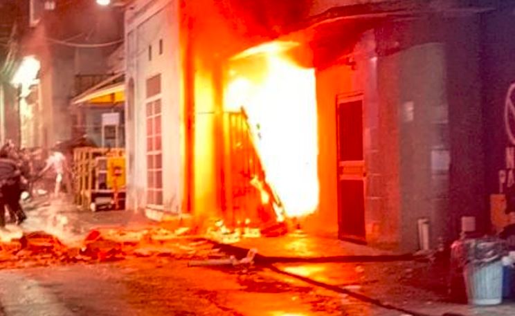 Horror en Caracas: Mujer sufrió quemaduras graves tras explotar bombona de gas (VIDEOS)