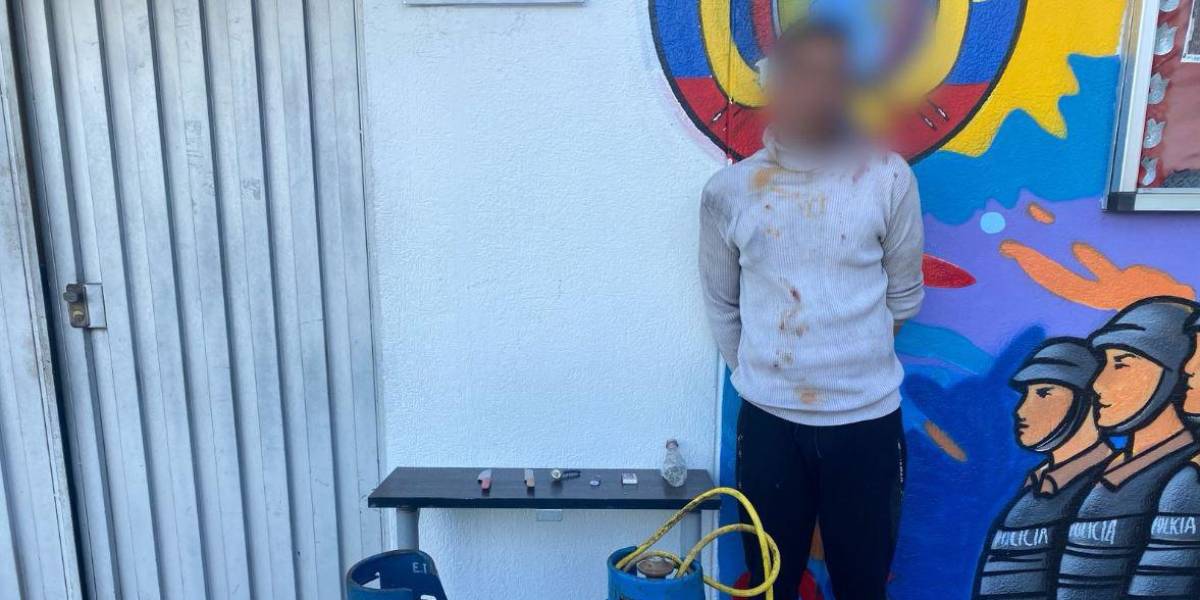 Detienen en Ecuador a venezolano que intentó quemar a su pareja e hijos dentro de su casa