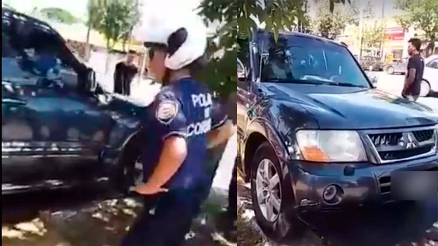 ¡De película! Vio que un hombre robaba su carro y lo encerró dentro hasta que llegó la policía