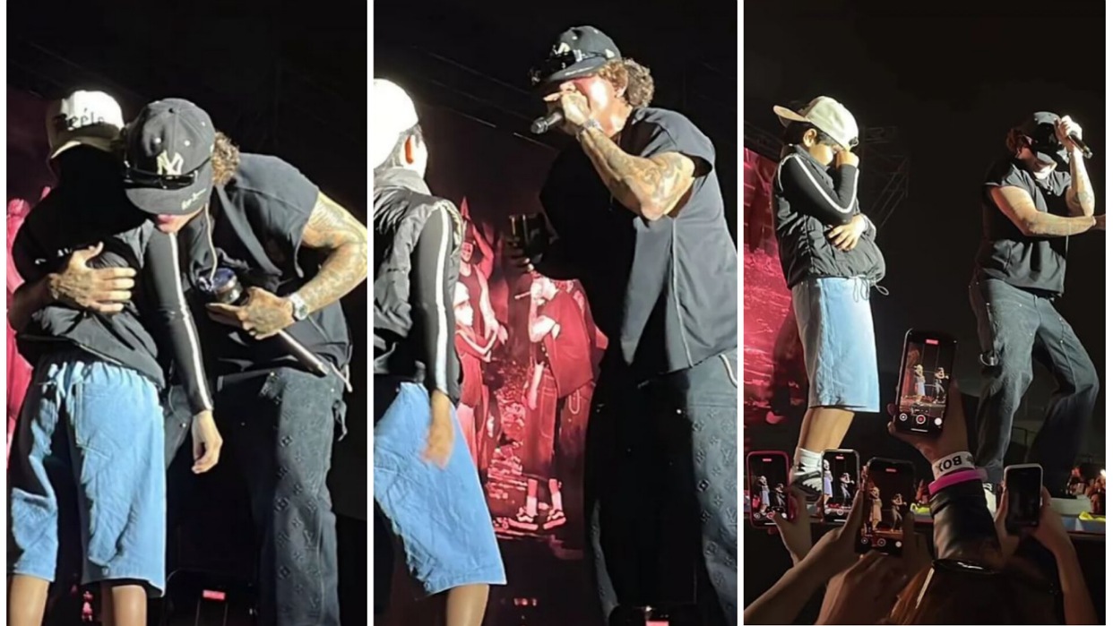 Beéle subió a la tarima a un niño venezolano que "se la comió" en pleno show en Perú (VIDEO)