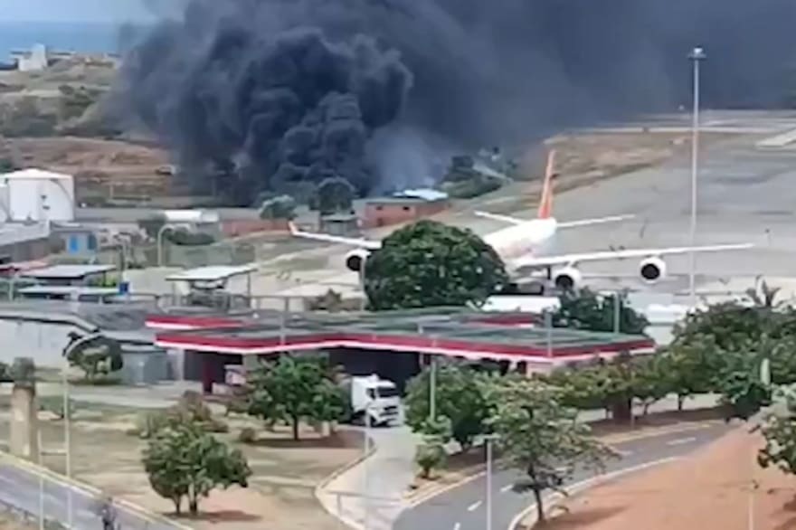 VIDEO: Captan el momento exacto en que avioneta YV3440 se estrella en el aeropuerto de Maiquetía