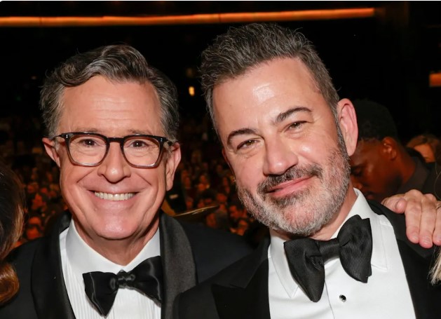 Stephen Colbert, la competencia de Jimmy Kimmel salió en su defensa: Todos somos él