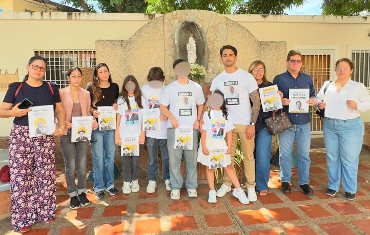 Familiares de Juan Pablo Guanipa se unieron en oración por su libertad y demás presos políticos