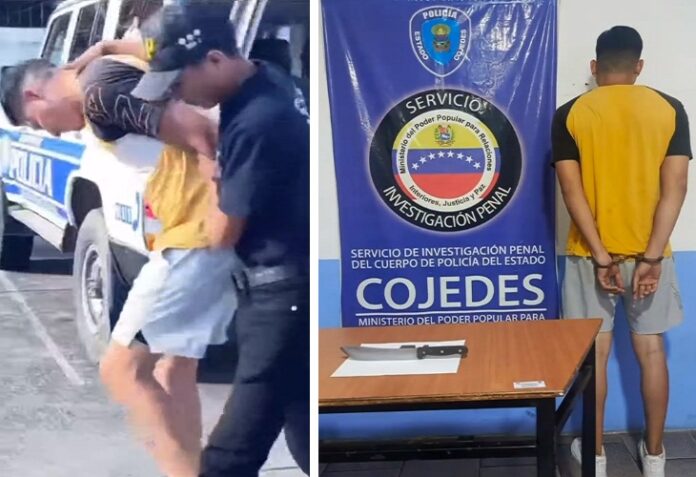 Capturan a un sujeto en Cojedes por agredir y amenazar de muerte a su pareja