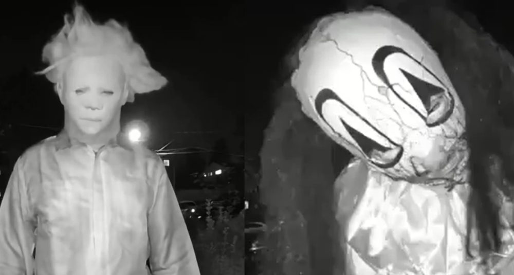 Una simple visita de Halloween terminó siendo un aterrador momento para esta familia en Virginia