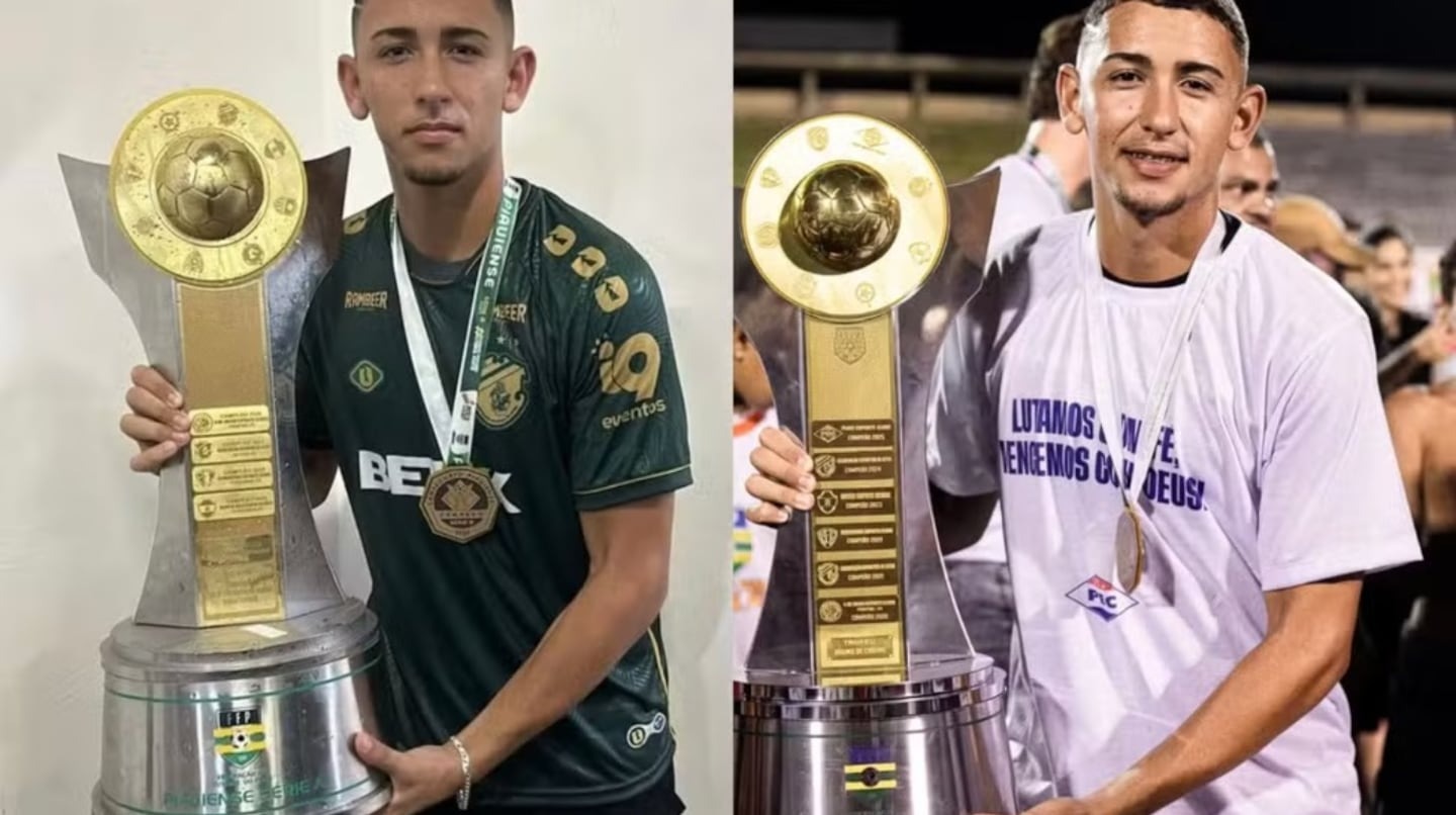 El impactante VIDEO de la muerte de un futbolista al chocar su moto con una vaca