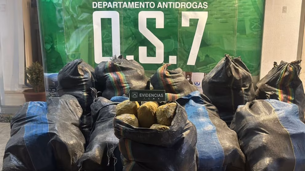 Detenido en Chile un venezolano con más de 300 kilos de marihuana