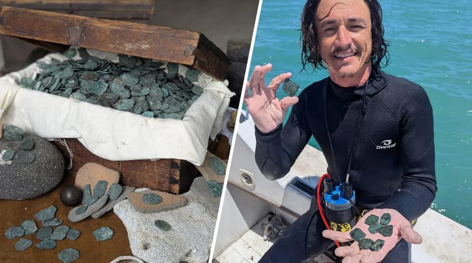 Hallan tesoro de un millón de dólares perdido en Florida tras naufragio español de 1715