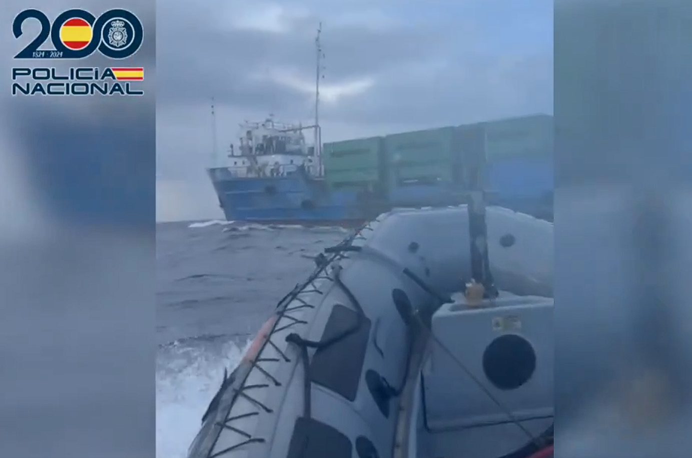 España incautó más de seis toneladas de cocaína en buque mercante procedente de Panamá