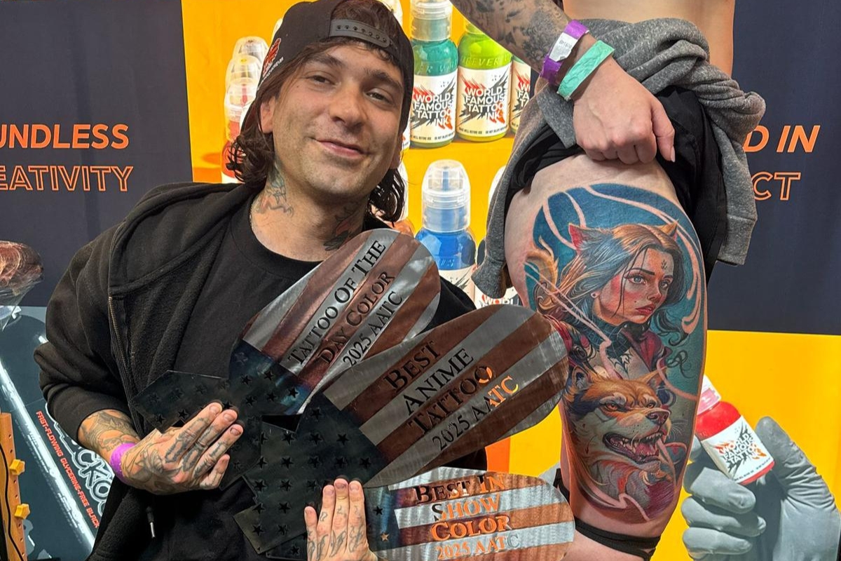 Leonardo González, el artista que sigue cosechando triunfos tras su victoria en All American Tattoo Convention