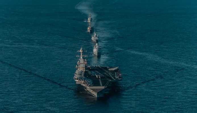 Usni News: El portaaviones USS Gerald R. Ford tardará al menos una semana en llegar al mar Caribe