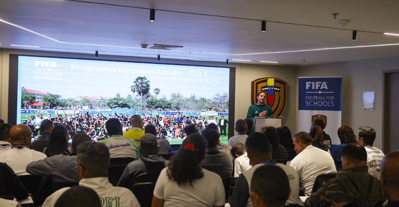 El proyecto de la Fifa que llegará a unas 500 escuelas de Venezuela