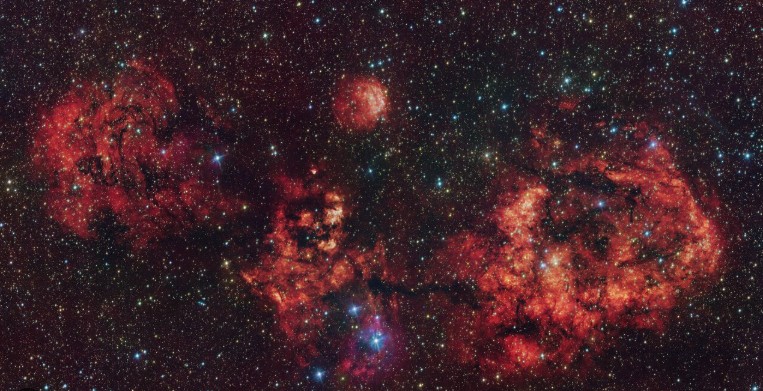 Astronomers Reveal Nebula Resembling Cosmic Bat Just in Time for Halloween