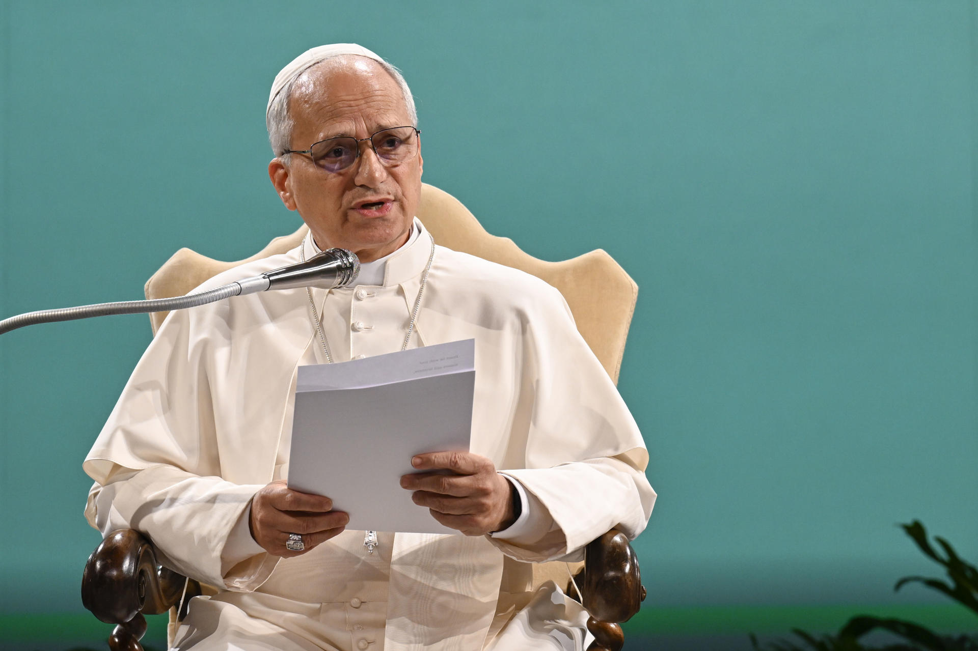El papa León XIV pidió que ningún anciano se sienta inútil y abandonado