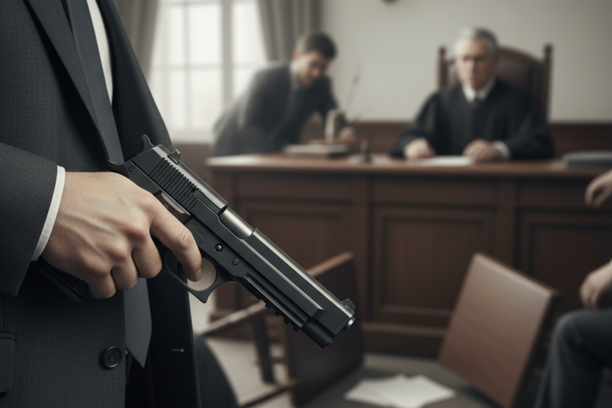 Mató a un juez en pleno juicio al resultar desfavorecido en un litigio inmobiliario