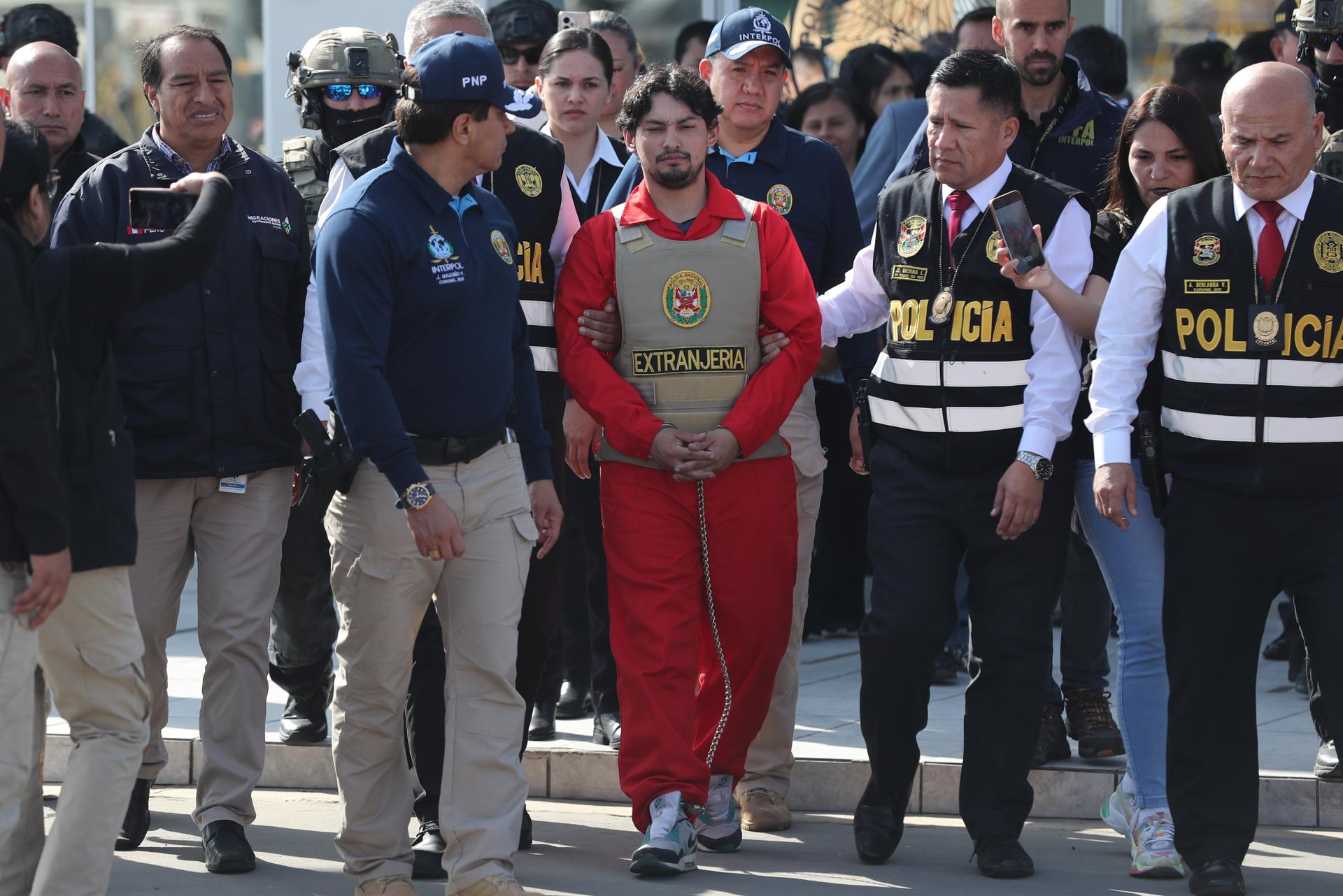 Perú entregó a las autoridades de Argentina al presunto cómplice de triple feminicidio en Buenos Aires