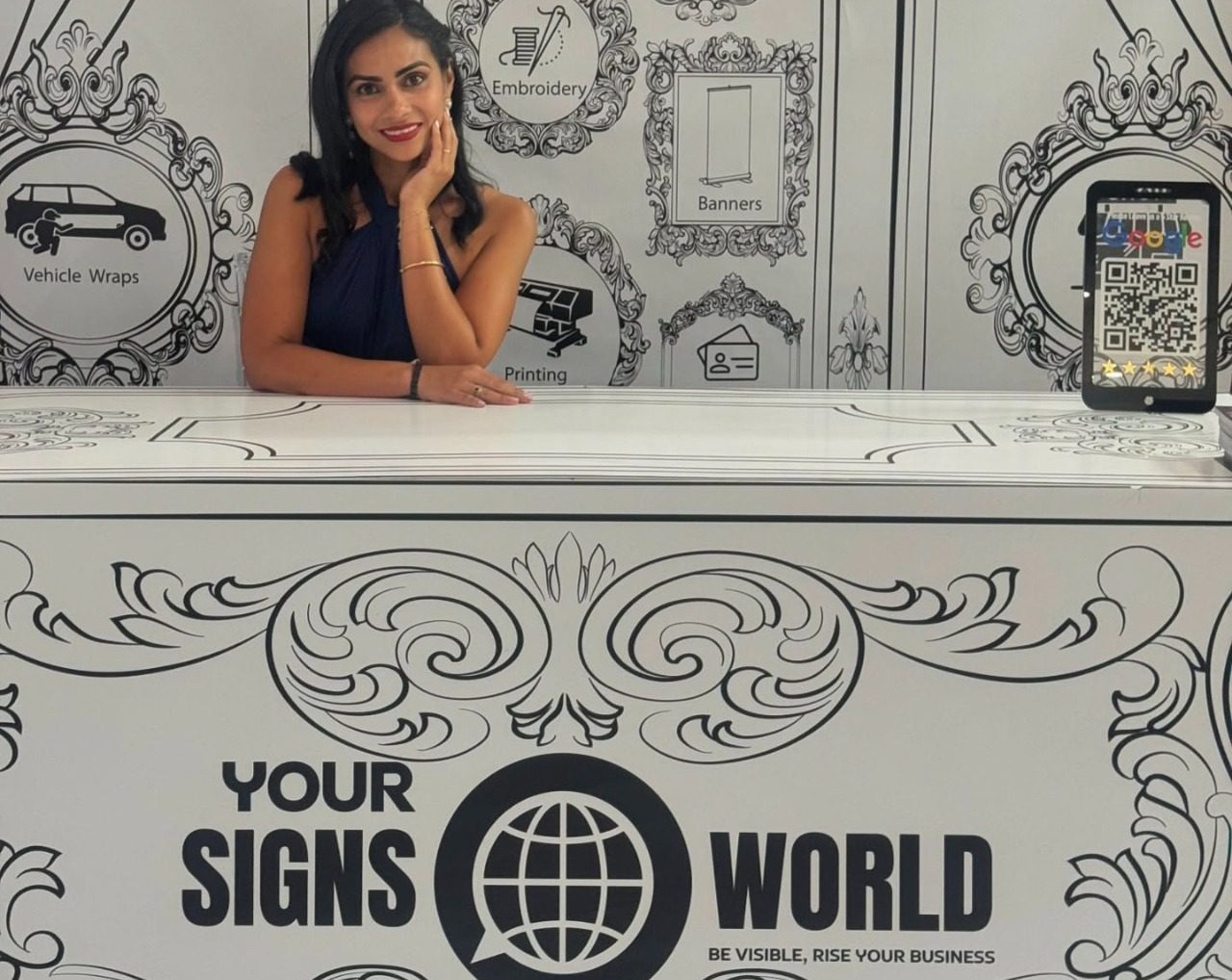 Venezolana emigró como estudiante y ahora imprime publicidad a famosa franquicia en Dallas