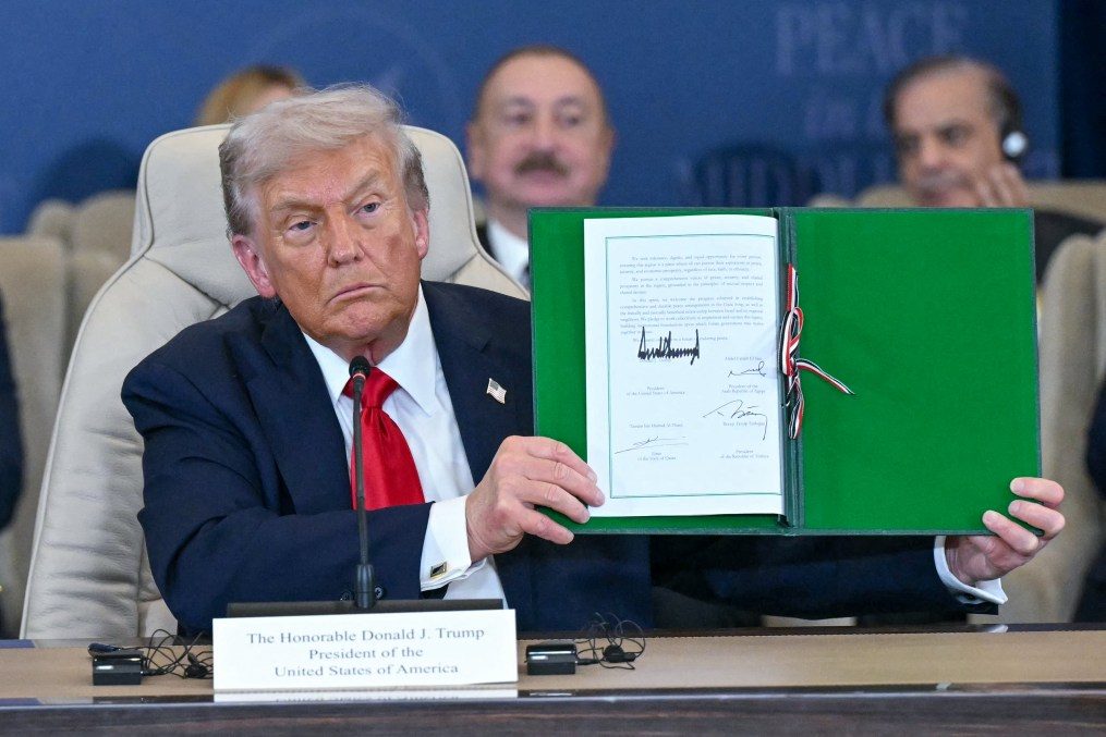 Trump aseguró que "nunca antes" vio tanta felicidad tras firmar el fin de la guerra en Gaza