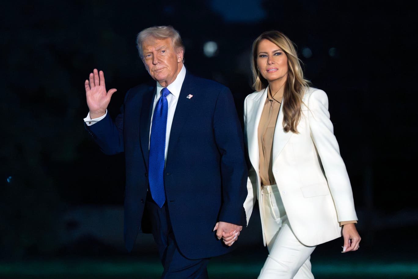 Trump reveló lo que Melania y él hicieron en su primera noche en la Casa Blanca