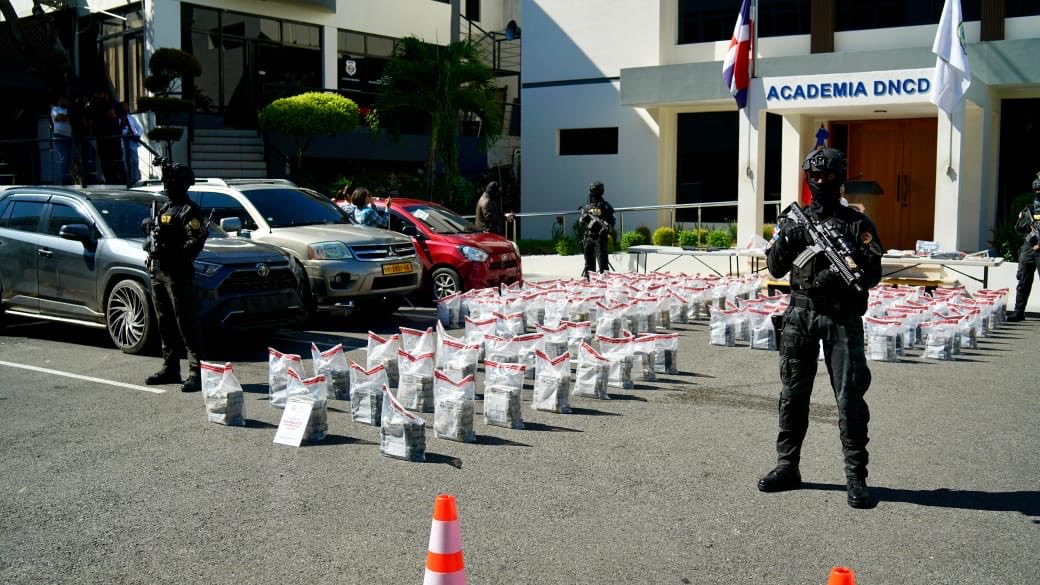 Autoridades dominicanas incautaron 643 paquetes de cocaína en mega operativo con apoyo de la DEA