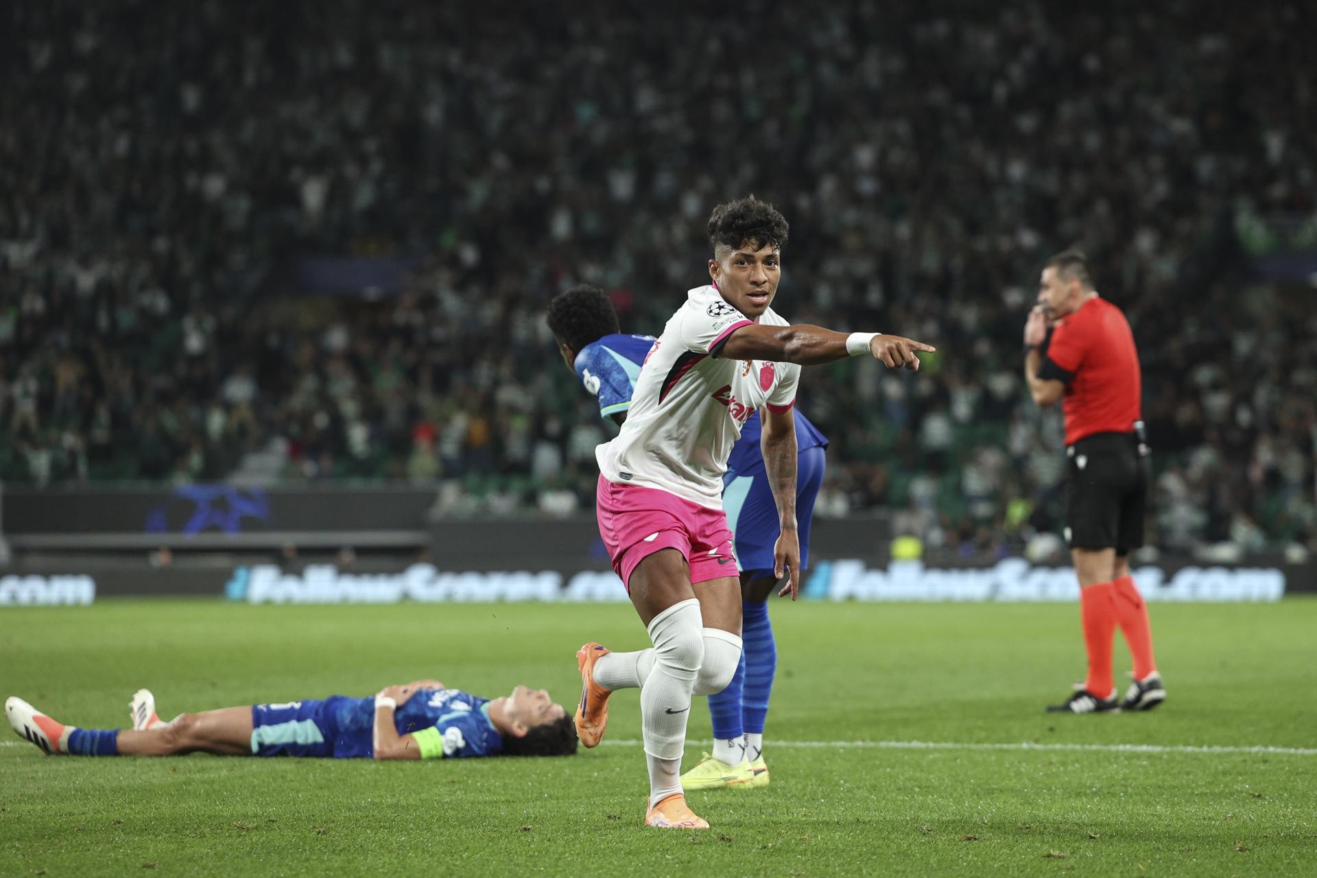 El Sporting le remontó al Marsella en Champions tras jugar con superioridad numérica