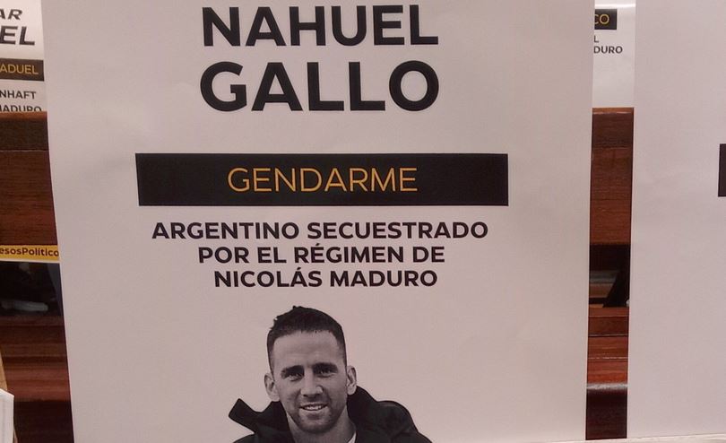 Pareja del gendarme argentino Nahuel Gallo le dedicó una emotiva oración por su pronta liberación