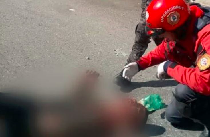 Las graves herida sufridas por un motorizado tras duro choque en la carretera vieja Caracas–La Guaira