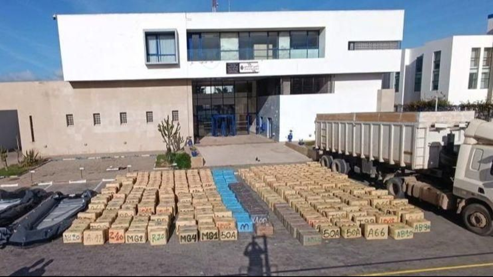 Marruecos incautó 16 toneladas de cannabis y desarticuló una red de narcotráfico