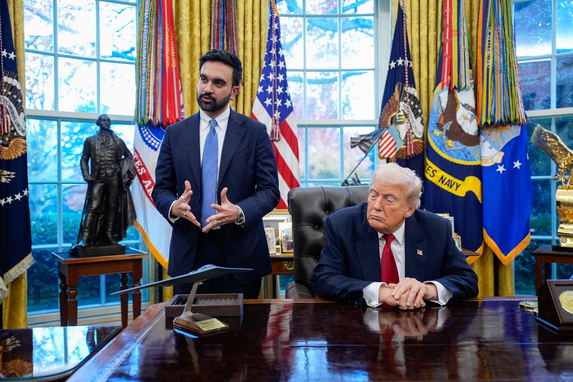 Hará un gran trabajo en Nueva York: Trump calificó su reunión con Mamdani como "muy productiva"