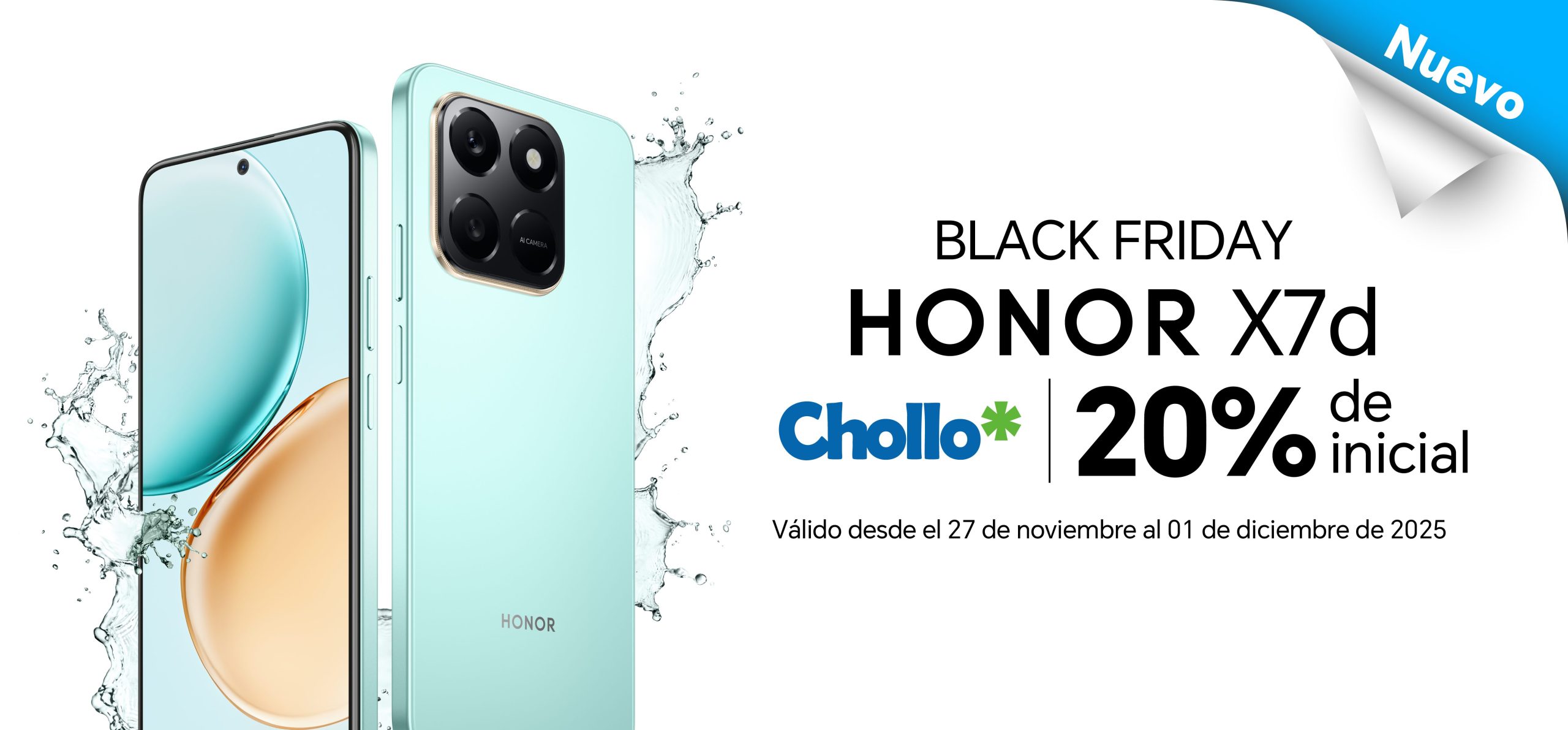 HONOR celebra el Black Friday en Venezuela con ofertas imperdibles del HONOR X7d, el teléfono inteligente más resistente y completo de su categoría