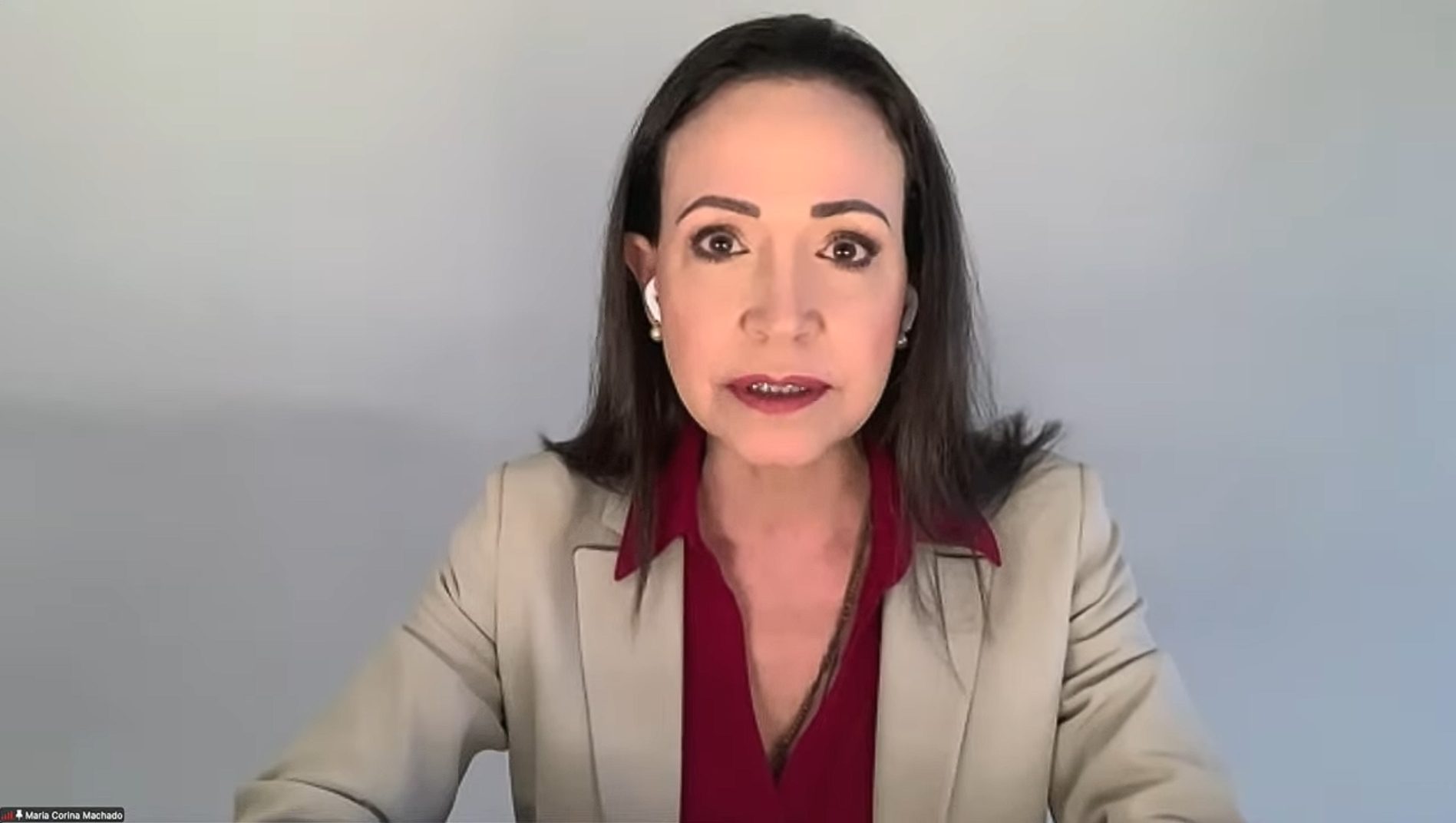 María Corina Machado: Hemos ofrecido a Maduro la posibilidad de una transición negociada