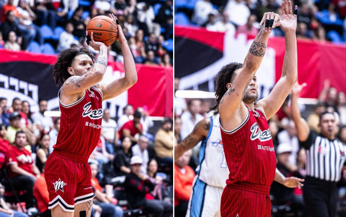 El venezolano Michael Carrera volvió a brillar en la final de la Liga Mexicana de Baloncesto