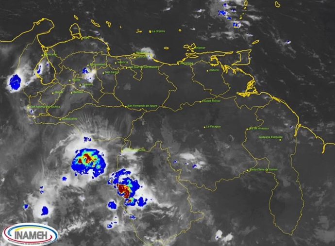 Inameh prevé mantos nubosos y precipitaciones en Venezuela este domingo #9Nov