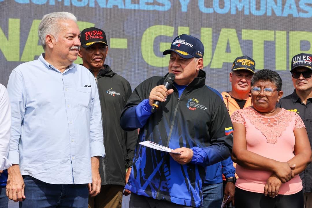 Diosdado Cabello dijo que en 2025 se han registrado 300 homicidios menos que el año pasado