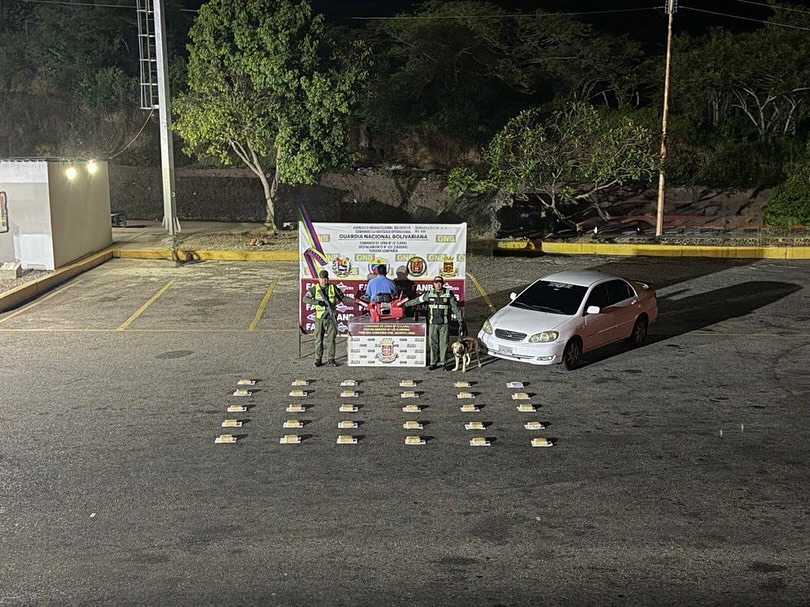 Fanb detuvo a un hombre por transportar 15 kilos de marihuana en Lara