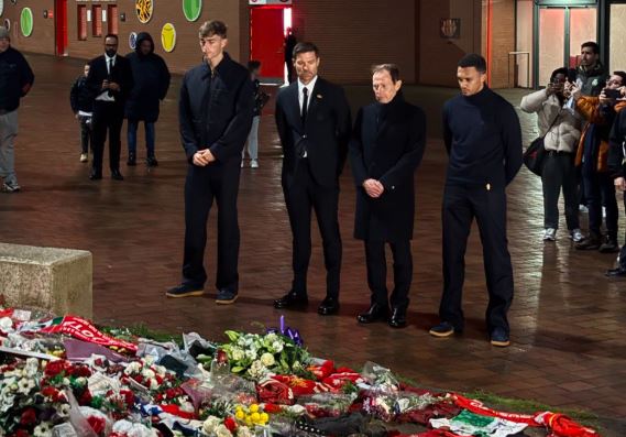 Real Madrid homenajeó a Diogo Jota previo al juego de Champions contra Liverpool en Anfield (VIDEO)