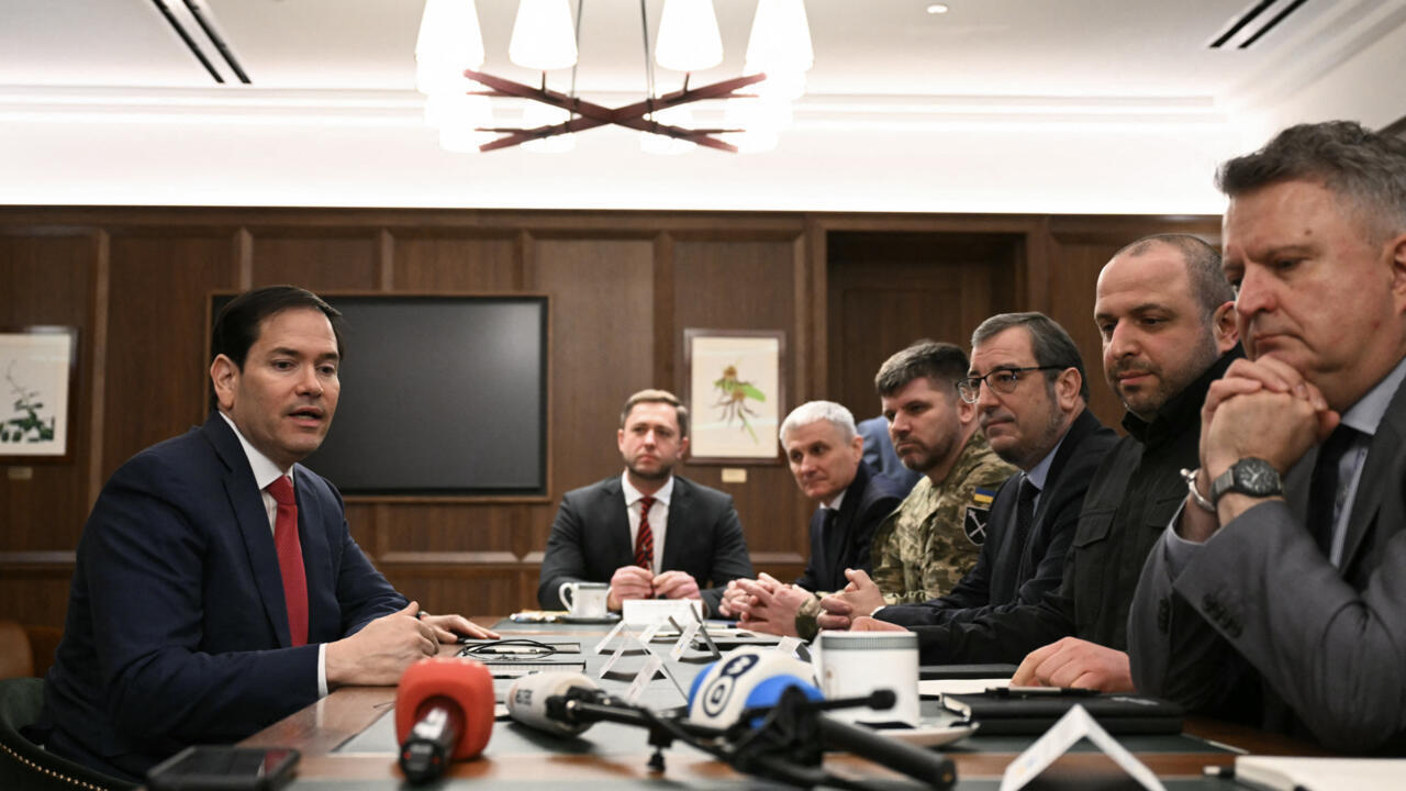 Marco Rubio calificó de "productiva" la reunión con representantes ucranianos sobre acuerdo de paz