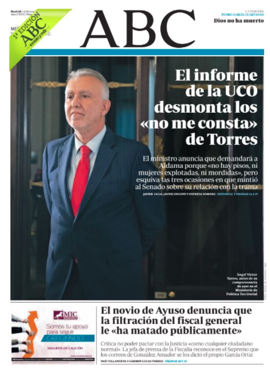 Portadas de la prensa internacional de este miércoles 5 de noviembre de 2025