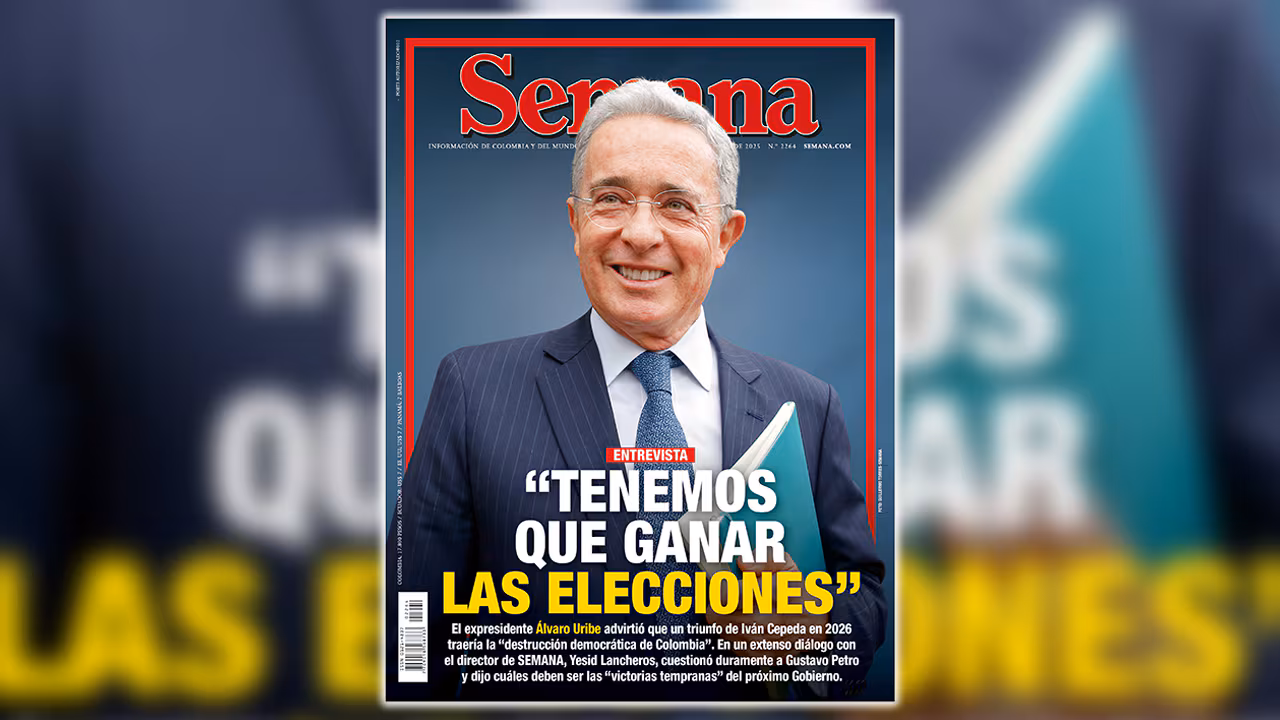 Semana: Álvaro Uribe advierte que un triunfo de Iván Cepeda traería la “destrucción democrática de Colombia”