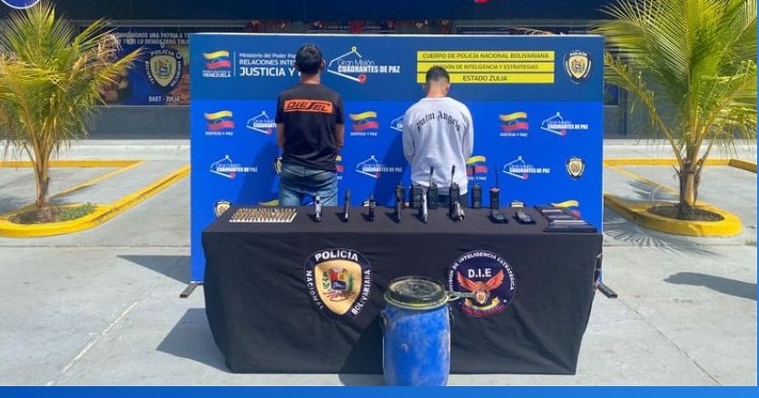 Capturan a dos sujetos dedicados al tráfico de armas en Zulia