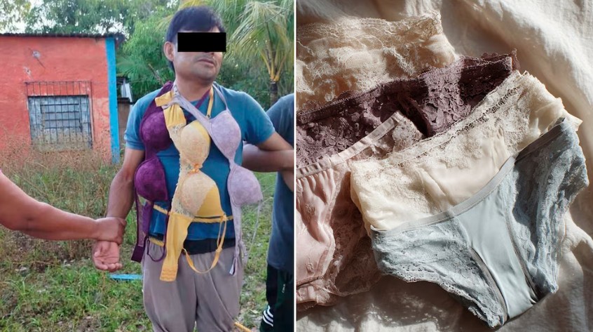 Detienen en Veracruz a hombre que robaba ropa interior de mujeres