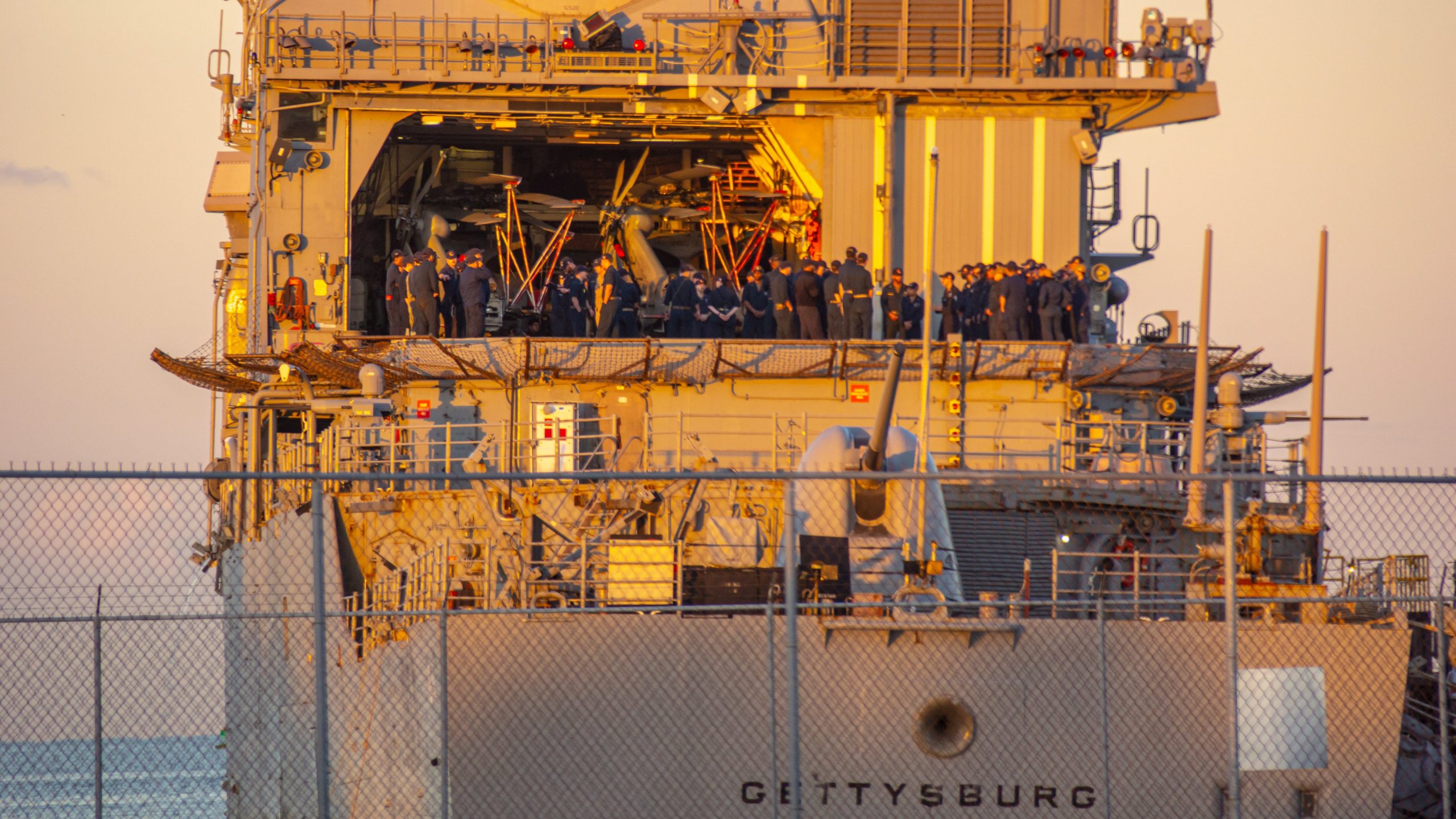 USS Gettysburg zarpó desde Puerto Rico para reforzar la presencia naval de EEUU en el mar Caribe