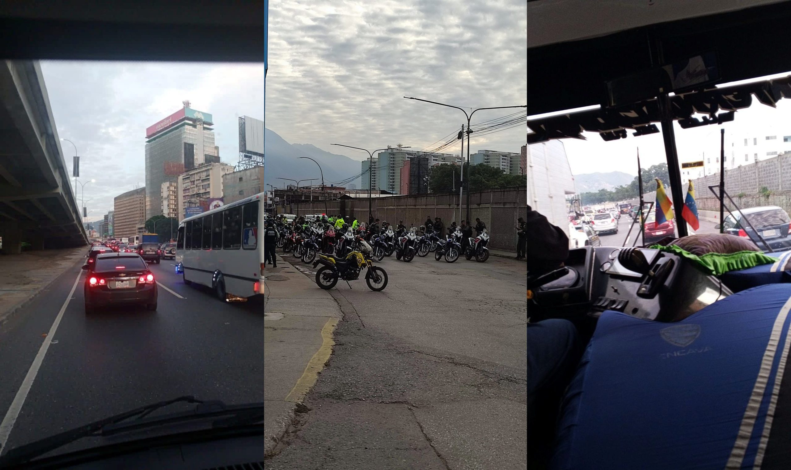 Caos vehicular en Caracas por nuevo despliegue policial este #28Nov (Imágenes)