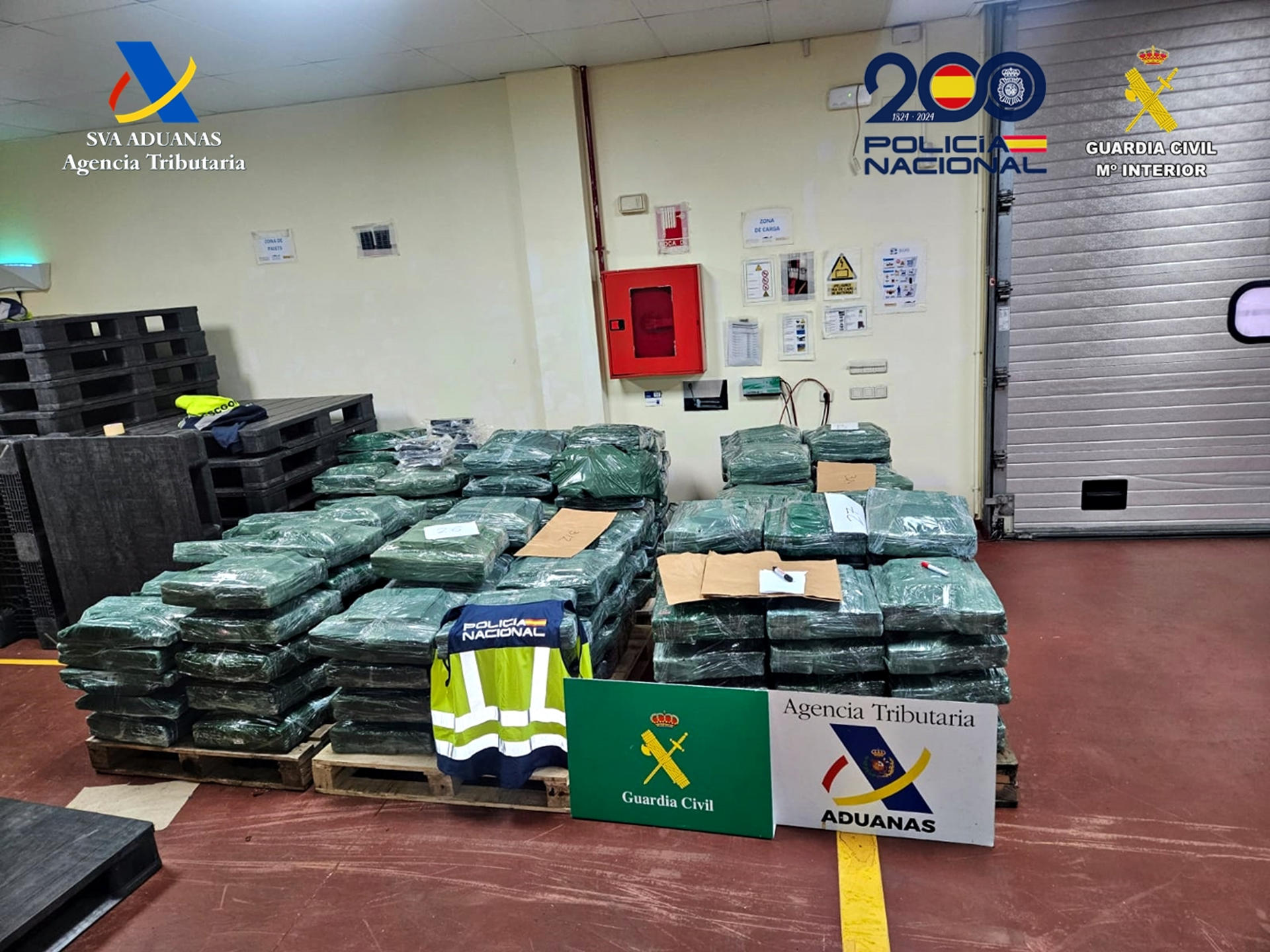 Cocaína incautada en contenedores intermodales: un golpe al comercio global