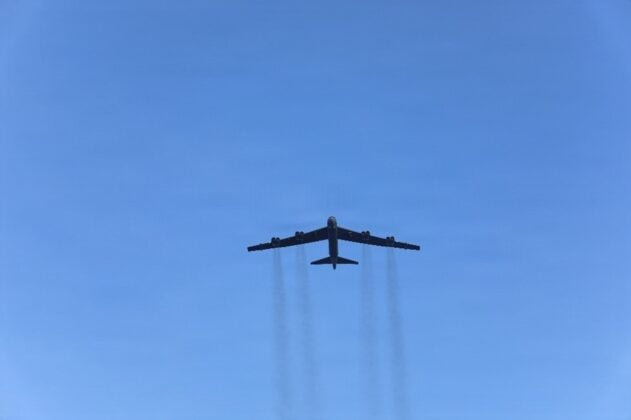 B-52 Stratofortress, el bombardero de EEUU que se unió a buques de guerra en patrulla por el Caribe
