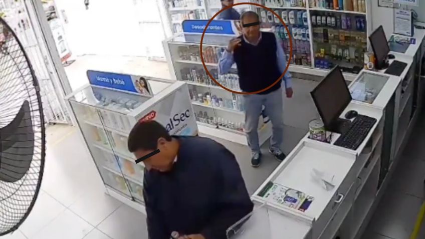 Captan a banda de abuelitos asaltando una farmacia en Perú (Video Viral)