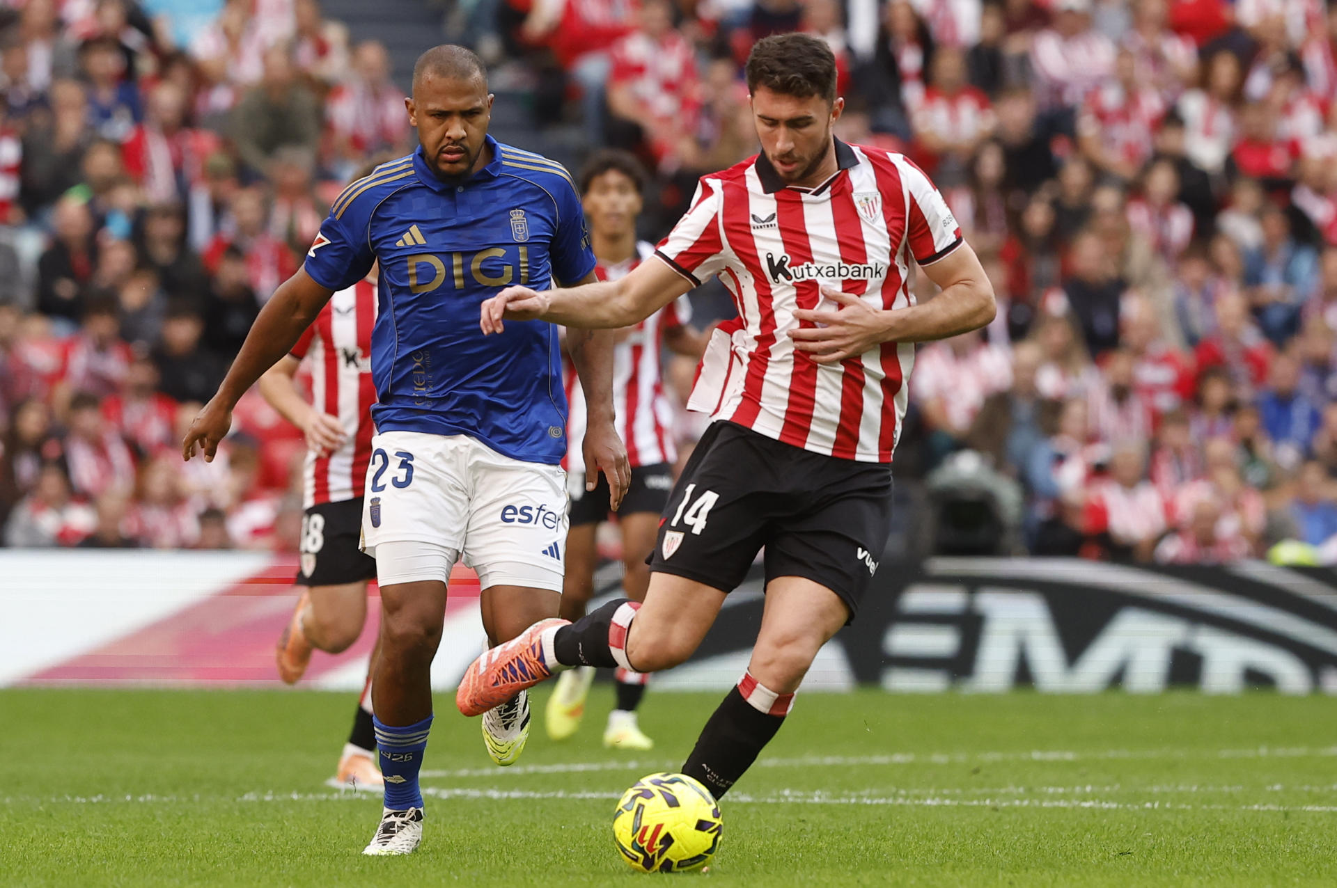 Real Oviedo de Salomón Rondón cayó por la mínima contra el Athletic de Bilbao