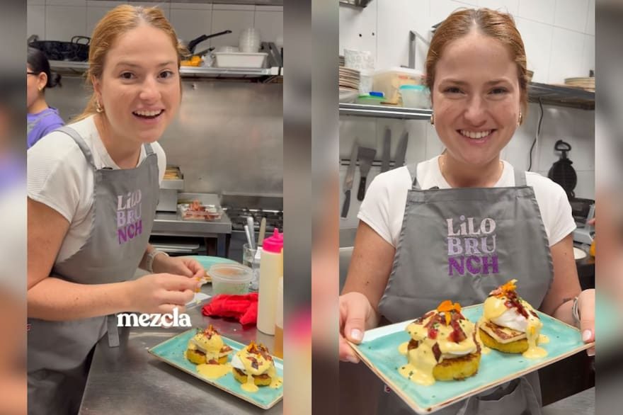 VIRAL: Venezolana creó con cachapas un desayuno clásico de Nueva York (VIDEO)