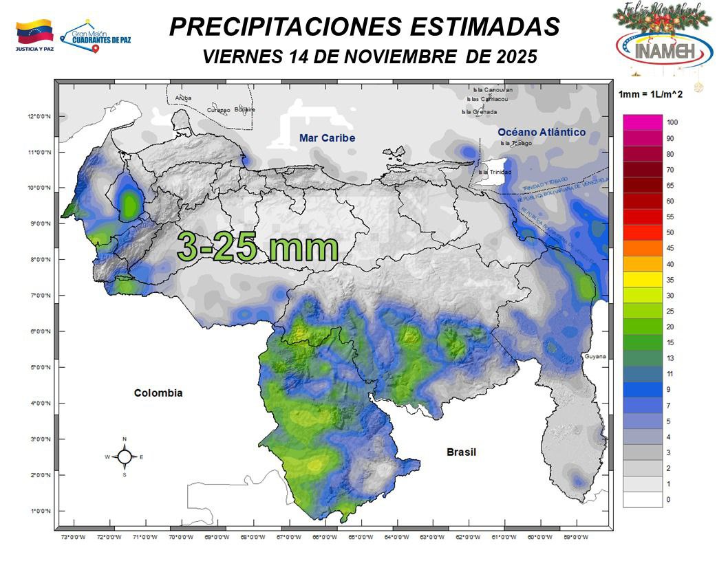 Oleaje de hasta dos metros de altura: el pronóstico de Inameh para este #14Nov